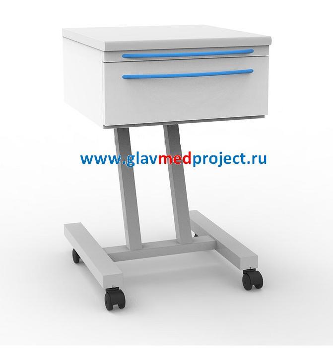 А-011 Стол врача мобильный с 1 ящиком, Аванта (Россия)