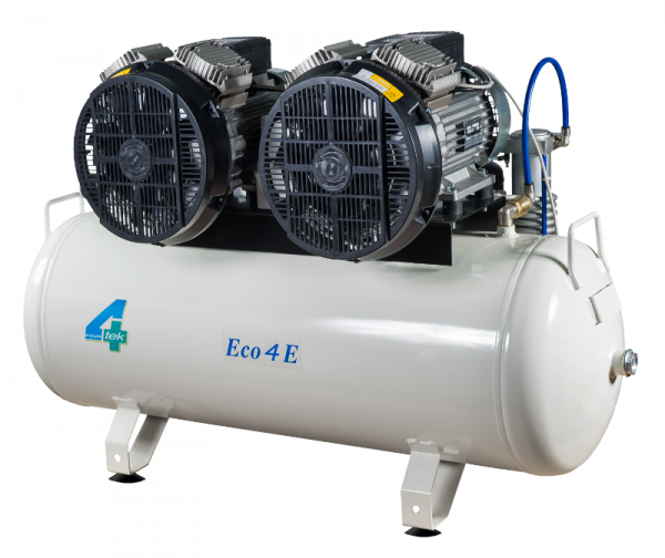 ECO4 E Безмасляный компрессор, 2 головы с 2-умя цилиндрами, поршневого типа, 4-tek (Италия)