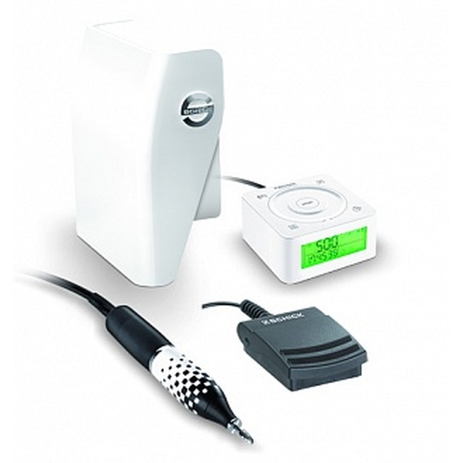 Qube Assist - микромотор зуботехнический для фрезеровки, заглаживания и полировки, резки воска и металла, коленный, 50000 об/мин | Schick Dental GmbH (Германия)