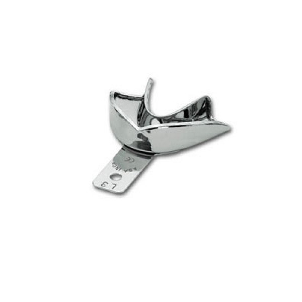 Ложка слепочная нижняя малая (S) без перфорации с бортиками, Asa Dental (Италия)