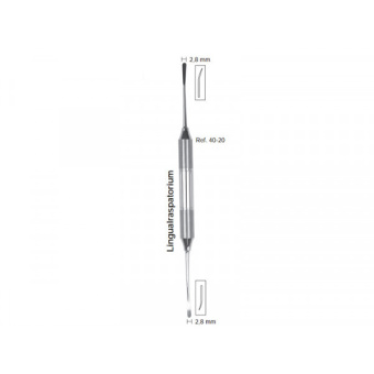 Распатор Lingual, ручка DELUXE, диаметр 10 мм, 2,8-2,8 мм., HLW Dental Instruments (Германия)